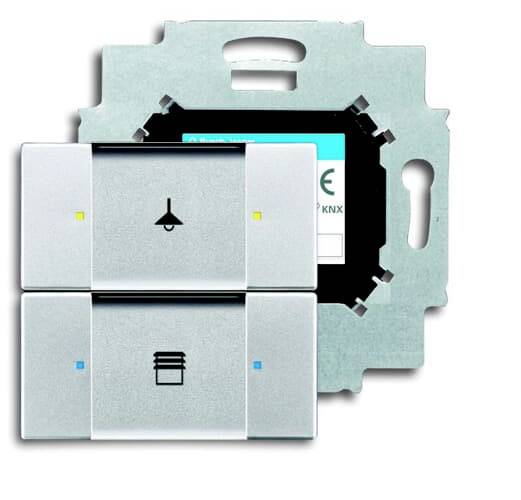 Busch-Jaeger 6126/01-83 2CKA006116A0172 Eingangsmodul Aluminium, Weißaluminium (RAL 9006) 1St.