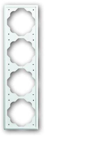 Busch-Jaeger 4fach Rahmen Rahmen Impuls Reinweiß (RAL 9010), Weiß 2CKA001754A2445 1 St.