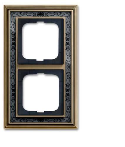 Busch-Jaeger 2fach Rahmen Rahmen Messing 2CKA001754A4669 1 St.