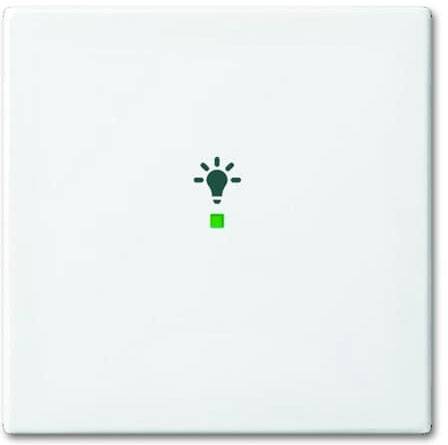 Busch-Jaeger 1fach Abdeckung Symbolwippe "Licht" free@home Weiß, Reinweiß (RAL 9010) 2CKA006220A0356 1St.