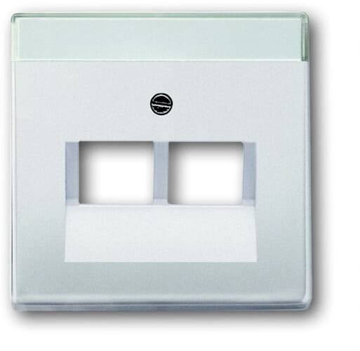 Busch-Jaeger Abdeckung UAE-/IAE-/ISDN-Steckdose Pur Edelstahl Edelstahl 2CKA001710A3764 1 St.