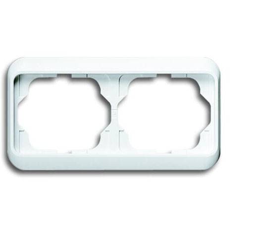 Busch-Jaeger 2fach Rahmen Rahmen Verkehrsweiß, Weiß 2CKA001754A2700 1St.