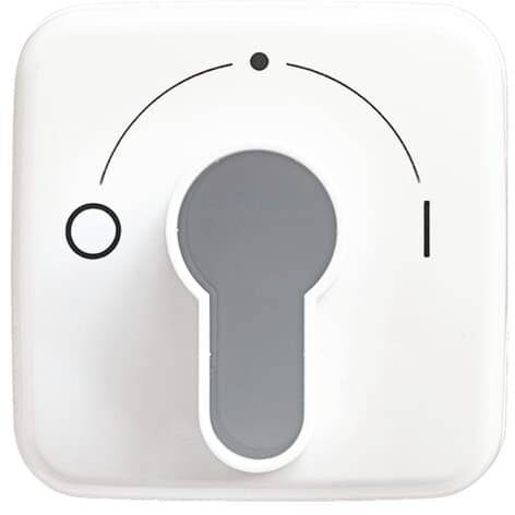 Busch-Jaeger Abdeckung Schlüsselschalter, Schlüsseltaster Reflex SI Weiß, Reinweiß (RAL 9010) 2CKA001710A1456 1St.