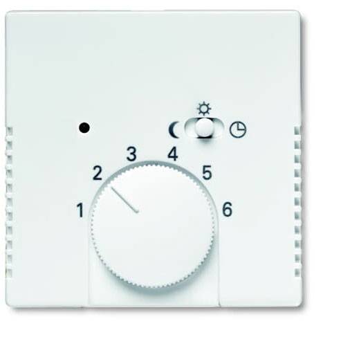 Busch-Jaeger Abdeckung Temperaturregler Future Linear Weiß, Verkehrsweiß 2CKA001710A3886 1St.