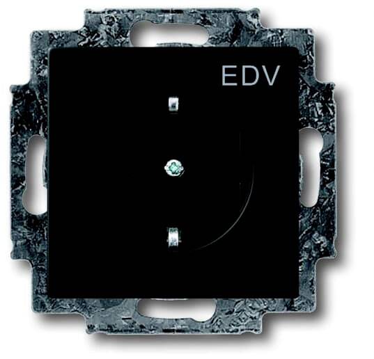 ABB 2CKA002013A5332 Geräteeinsatz IP20 Schwarz, Tiefschwarz (RAL 9005)