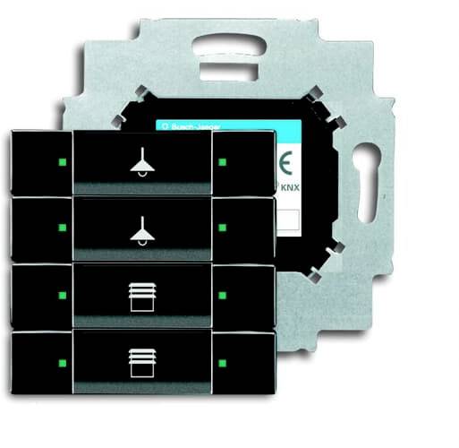 Busch-Jaeger 6127/01-81 2CKA006117A0196 Eingangsmodul Schwarz-Grau, Anthrazit 1St.