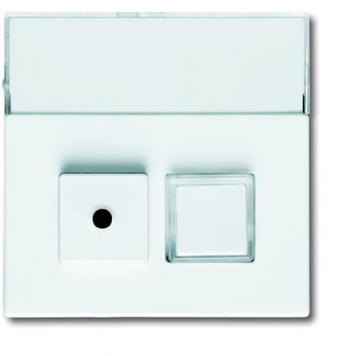 Busch-Jaeger Abdeckung Beschriftungsfeld, Taster Axcent Weiß, Verkehrsweiß 2CKA001582A0348 1St.