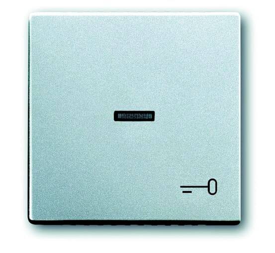 Busch-Jaeger Abdeckung Symbolwippe "Schlüssel" Future Linear Aluminium, Weißaluminium (RAL 9006) 2CKA001751A2953 1 St.