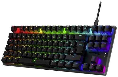 HyperX Alloy Origins Core Tenkeyless DE Kabelgebunden Gaming-Tastatur Deutsch, QWERTZ Schwarz Beleuc