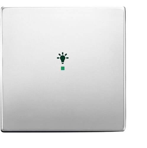 Busch-Jaeger 1fach Abdeckung Symbolwippe "Licht" free@home Edelstahl 2CKA006220A0414 1St.