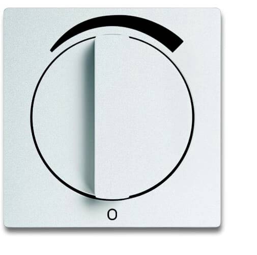 Busch-Jaeger Abdeckung Radio Axcent, Future Linear Aluminium, Weißaluminium (RAL 9006) 2CKA001710A3811 1St.