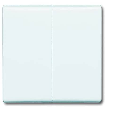 Busch-Jaeger Abdeckung Serientaster Allwetter 44 (IP44) Perlweiß, Creme-Weiß 2CKA001731A1783 1St.