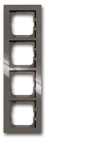 Busch-Jaeger 4fach Rahmen Rahmen Grau 2CKA001754A4449