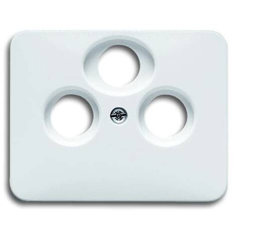 Busch-Jaeger Abdeckung SAT-Steckdose Verkehrsweiß, Weiß 2CKA001724A1911 1St.