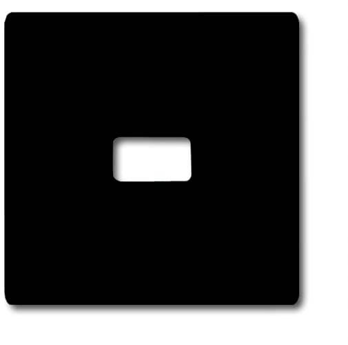 Busch-Jaeger Abdeckung Ausschalter, Wechselschalter, Kreuzschalter, Taster Allwetter 44 (IP44) Schwarz-Grau, Anthrazit