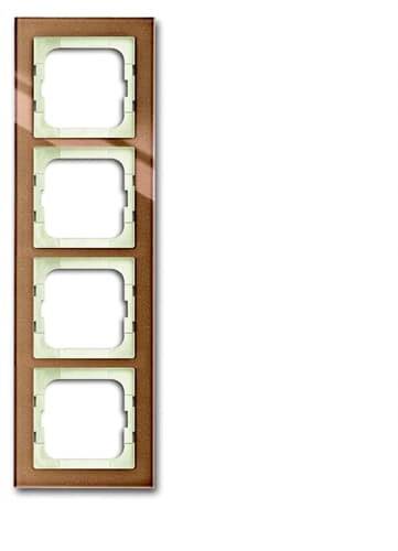 Busch-Jaeger 4fach Rahmen Rahmen Braun 2CKA001754A4546 1 St.