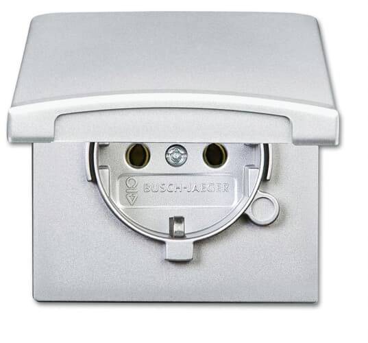 ABB 2CKA002064A0288 Geräteeinsatz IP44 Aluminium, Weißaluminium (RAL 9006)