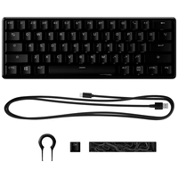 HyperX Alloy Origins 60 DE Kabelgebunden Gaming-Tastatur Deutsch, QWERTZ Schwarz Beleuchtet HyperX Alloy Origins 60 DE Kabelgebunden Gaming-Tastatur Deutsch, QWERTZ Schwarz Beleuchtet