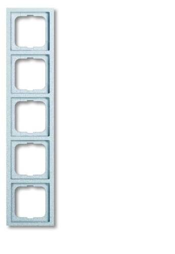 Busch-Jaeger 5fach Rahmen Rahmen Future Linear Weißaluminium (RAL 9006), Aluminium 2CKA001754A4310 1 St.