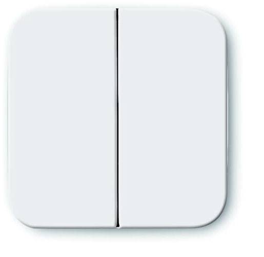 Busch-Jaeger Abdeckung Serientaster Weiß, Reinweiß (RAL 9010) 2CKA001434A0562 1 St.