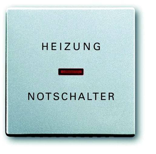 Busch-Jaeger Abdeckung Heizungs-Notschalter Future Linear Weißaluminium (RAL 9006), Aluminium 2CKA001751A2955 1St.