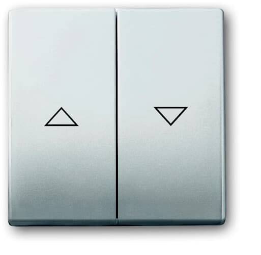 Busch-Jaeger Abdeckung Jalousie-Schalter Edelstahl 2CKA001751A2964 1St.