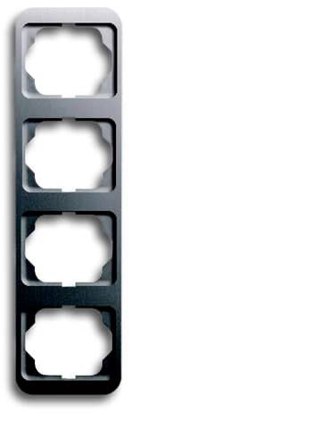 Busch-Jaeger 4fach Rahmen Rahmen Platin 2CKA001754A1686 1 St.