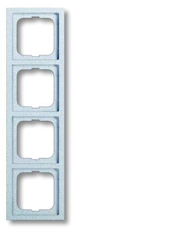 Busch-Jaeger 4fach Rahmen Rahmen Future Linear Aluminium, Weißaluminium (RAL 9006) 2CKA001754A4309 1St.