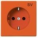 ABB 2CKA002011A3723 Geräteeinsatz IP20 Orange, Reinorange