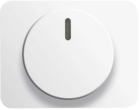 Busch-Jaeger Abdeckung Dimmer Alpha Nea, Alpha exclusiv Weiß, Verkehrsweiß 2CKA006599A2324