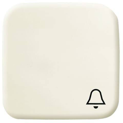 Busch-Jaeger Abdeckung Symbolwippe "Klingel" Duro 2000 SI Perlweiß, Creme-Weiß 2CKA001731A0280 1 St.