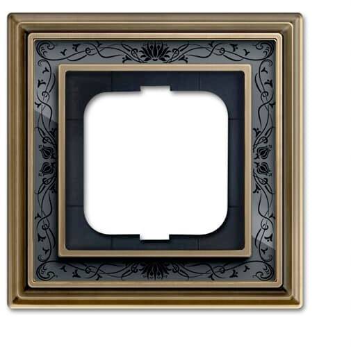 Busch-Jaeger 1fach Rahmen Rahmen Messing 2CKA001754A4668 1 St.