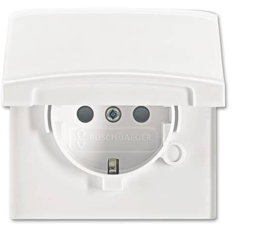 ABB 2CKA002064A0294 Geräteeinsatz IP44 Reinweiß (RAL 9010), Weiß