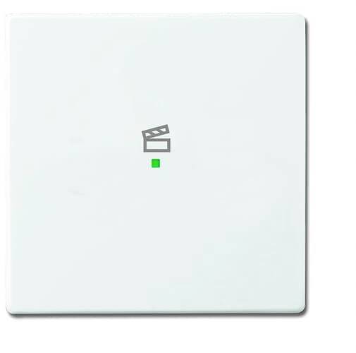 Busch-Jaeger 1fach Abdeckung Symbolwippe "Szene" free@home Verkehrsweiß, Weiß 2CKA006220A0043 1St.