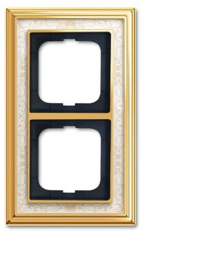 Busch-Jaeger 2fach Rahmen Rahmen Gold 2CKA001754A4644 1 St.