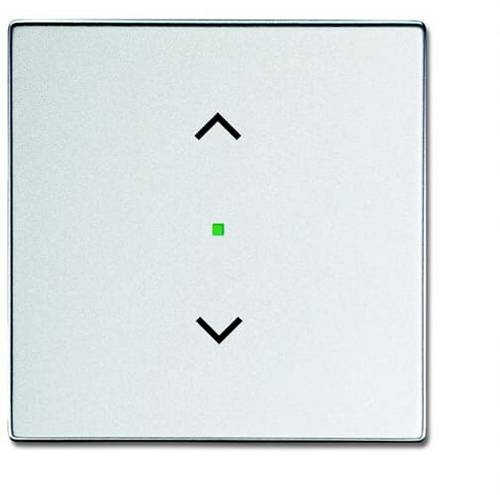 Busch-Jaeger 1fach Abdeckung free@home Weißaluminium (RAL 9006), Aluminium 2CKA006220A0039