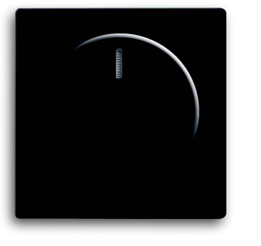 Busch-Jaeger Abdeckung Dimmer Future Linear Tiefschwarz (RAL 9005), Schwarz 2CKA006599A2966 1 St.