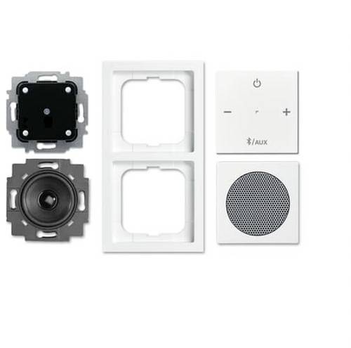 Busch-Jaeger Einsatz Bluetooth-Receiver Set Weiß, Verkehrsweiß 2CKA008200A0199