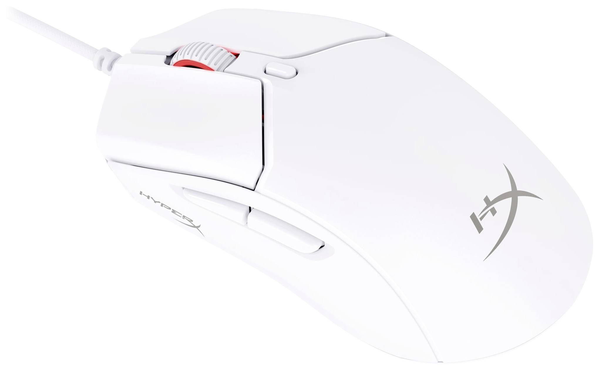 HyperX Pulsefire Haste 2 Gaming-Maus Kabelgebunden Optisch Weiß 6 Tasten 26000 dpi Beleuchtet