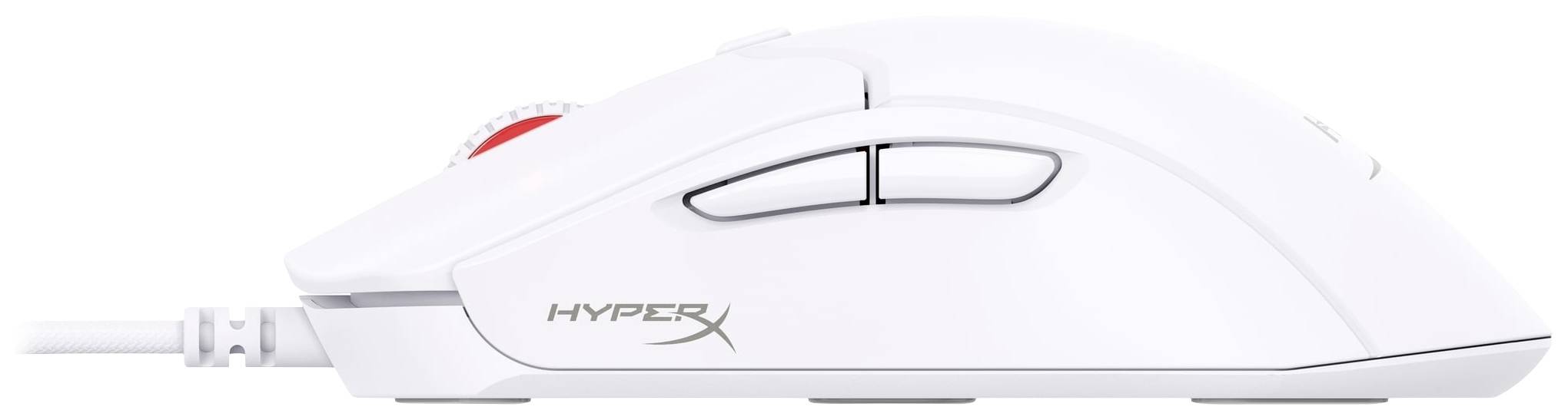 HyperX Pulsefire Haste 2 Gaming-Maus Kabelgebunden Optisch Weiß 6 Tasten 26000 dpi Beleuchtet