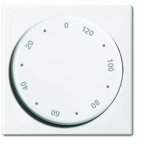 Busch-Jaeger Abdeckung Zeitschaltuhr Busch-balance SI Reinweiß (RAL 9010), Weiß 2CKA001753A0236 1 St.