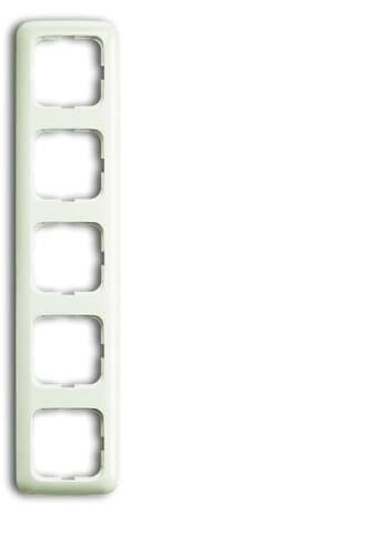 Busch-Jaeger 5fach Rahmen Rahmen Creme-Weiß, Perlweiß 2CKA001725A0589 1 St.