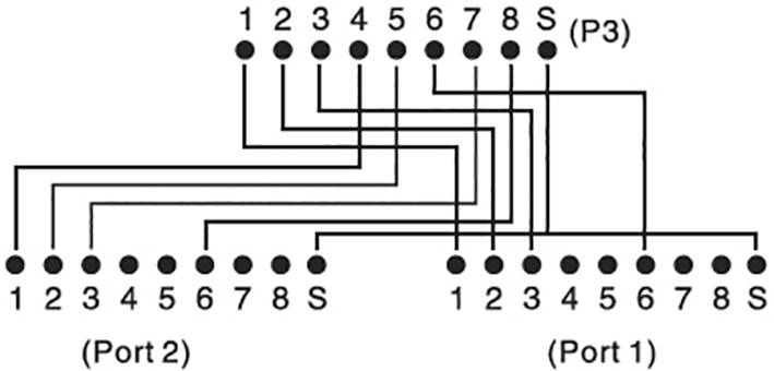 Digitus RJ45 Netzwerk Adapter CAT 5, CAT 5e [1x RJ45-Stecker - 2x RJ45-Buchse] Grau