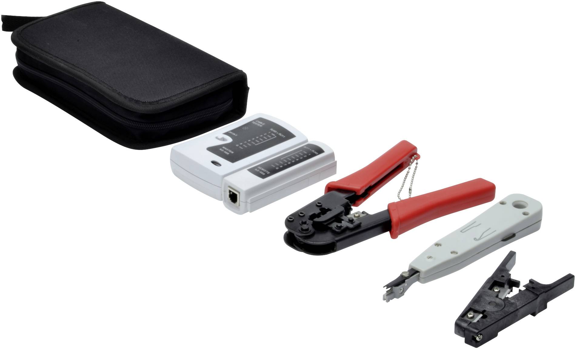 Digitus DN-94022 Netzwerk Werkzeug-Set Passend für (Netzwerk-Spezifikationen (CAT)): CAT 5e, CAT 6, CAT 7