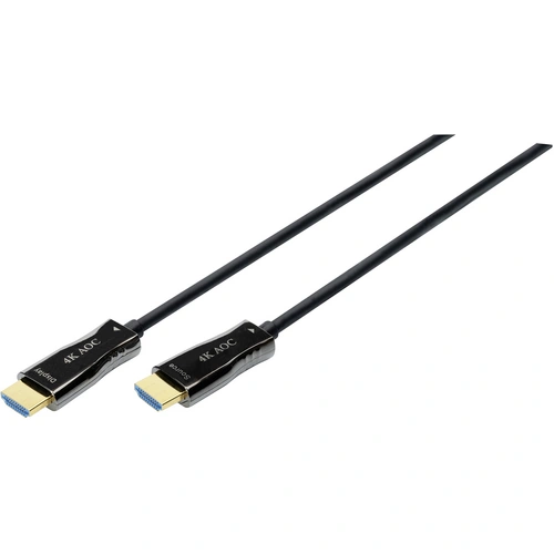 Digitus HDMI / Glasfaser Anschlusskabel HDMI-A Stecker, HDMI-A Stecker 30.00m Schwarz AK-330125-300-S 4K UHD HDMI-Kabel Digitus HDMI / Glasfaser Anschlusskabel HDMI-A Stecker, HDMI-A Stecker 30.00m Schwarz AK-330125-300-S 4K UHD HDMI-Kabel