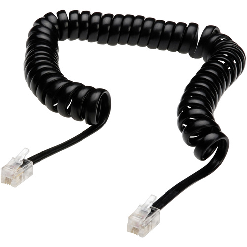 Digitus Telefon (analog) Anschlusskabel [1x RJ10-Stecker 4p4c - 1x RJ10-Stecker 4p4c] 2.00m Schwarz