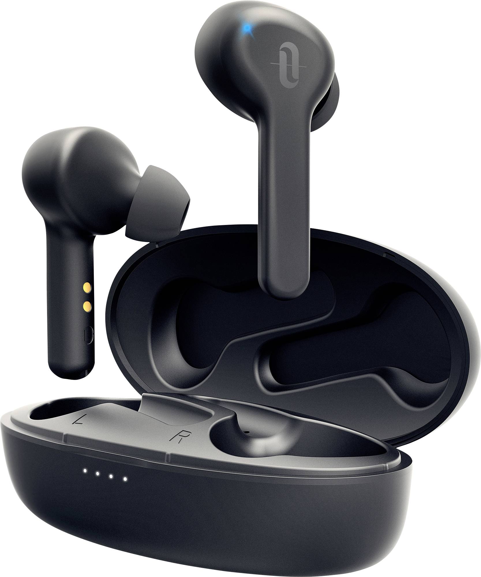 Taotronics TT-BH053 In Ear Kopfhörer Bluetooth® Schwarz Wasserabweisend, Touch-Steuerung