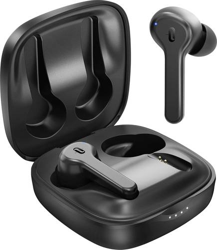 Taotronics TT-BH1001 Bluetooth® HiFi In Ear Kopfhörer In Ear Touch-Steuerung, Wasserabweisend Schw