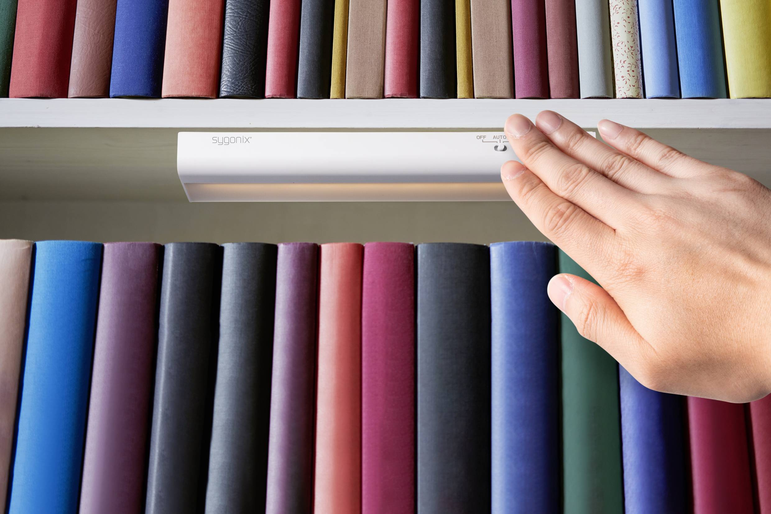 Sygonix LED-Schrankleuchte SMD LED 1.5W Warmweiß Silber