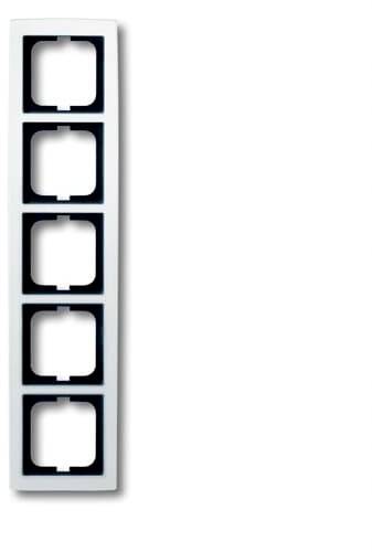 Busch-Jaeger 5fach Rahmen Rahmen Weiß, Verkehrsweiß 2CKA001754A4113 1 St.